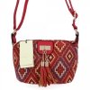 Torebki Damskie Listonoszki w Stylu Boho firmy Herisson Czerwona